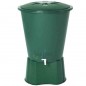 Réservoir d'eau en polypropylène 200 L. Recuperateur d Eau 77x80 cm, avec socle de support 60x33 cm, vert Réservoir d'eau en polypropylène 200 L. Recuperateur d Eau 77x80 cm, avec socle de support 60x33 cm, vert
