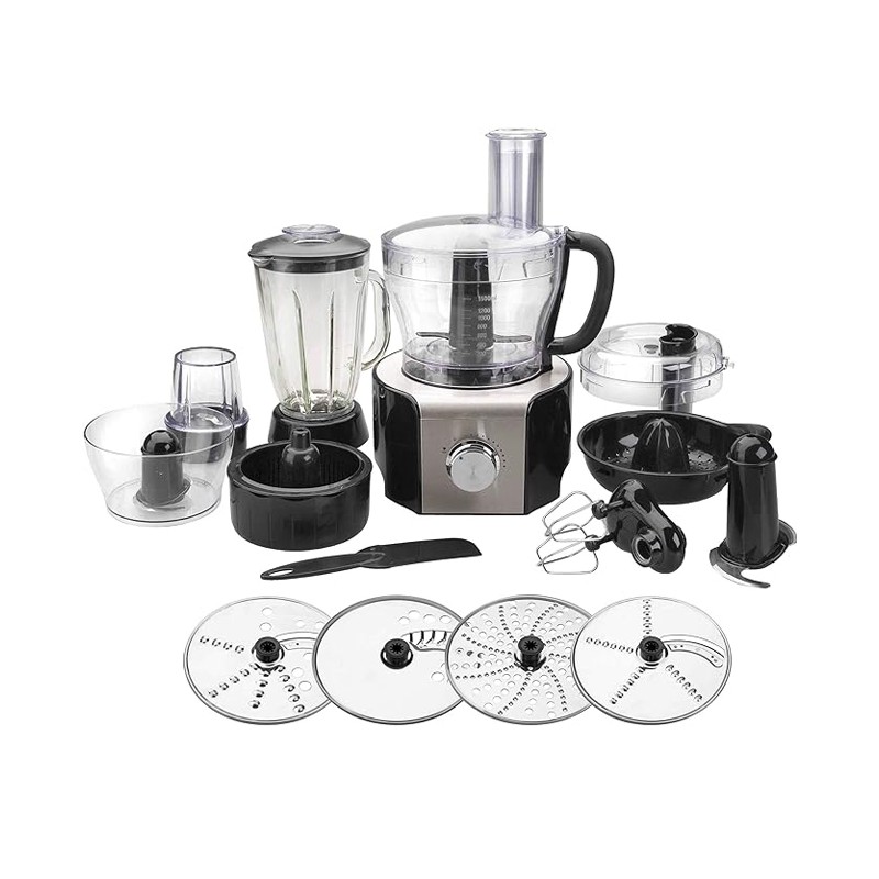 Robot multifunzione con 8 funzioni in 1, potenza 800W, capacità 1,5L, colore nero