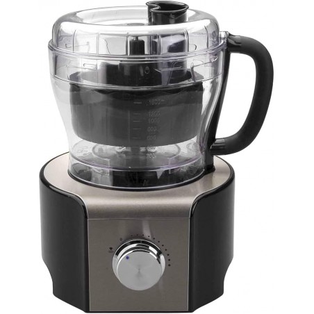 Robô multifuncional com 8 funções em 1, potência de 800W, capacidade de 1,5L, cor preta