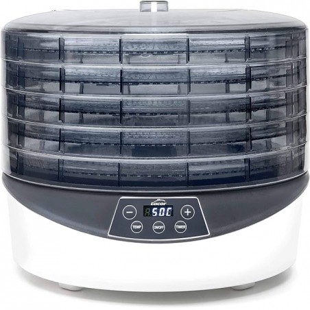 Deshidratador giratorio para frutas, verduras, carnes, pescados, Potencia 500W