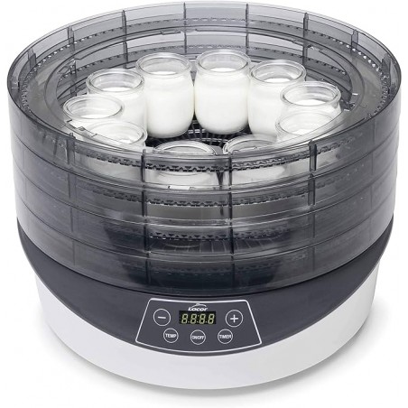 Déshydrateur rotatif pour fruits, légumes, viandes, poissons, puissance 500W