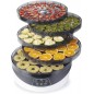 Desidratador rotativo para frutas, vegetais, carnes, peixes, potência 250W