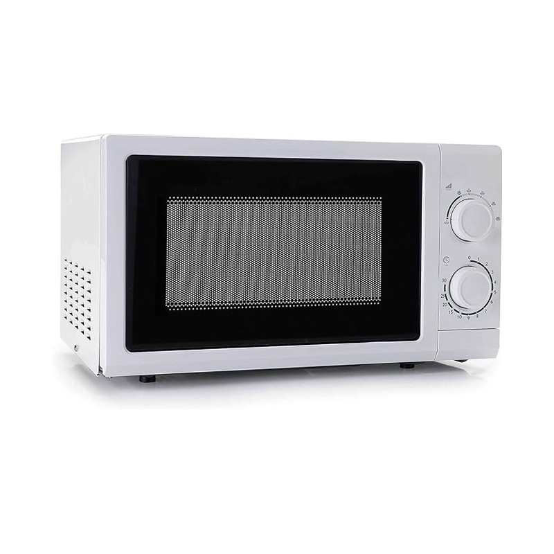 Micro-ondes professionnel avec plateau tournant 700 W 20 litres - Blanc