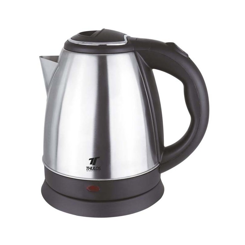 Chaleira THULOS de 1,5 L, corpo de aço inoxidável. Chaleira THULOS de 1,5 L, corpo de aço inoxidável.