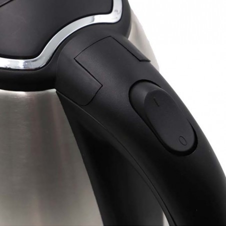 Chaleira THULOS de 1,5 L, corpo de aço inoxidável.