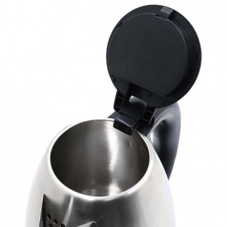 Chaleira THULOS de 1,5 L, corpo de aço inoxidável.