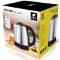 Hervidor de agua de 1.8 L THULOS, cuerpo de acero inoxidable.