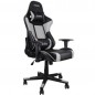 Juliet Professional Gamer Chair. Color Black and white 180º inclination, Adjustable Height, Cervical and Lumbar Cushion Juliet Professional Gamer Chair. Color Black and white 180º inclination, Adjustable Height, Cervical and Lumbar Cushion