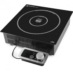 Portable Induction Hob, 10 Power Levels, Suitable for Diameters between Ø12 cm and Ø28 cm, 3500W, Stainless Steel, Black)