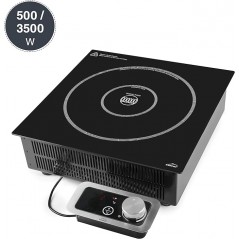 Piano cottura a induzione portatile in ceramica Lacor da 3500 W | Piano cottura portatile in acciaio inox con touch screen, 10 l