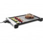 Plaque Grill de Qualité, Puissance 1800W, en aluminium, 0-230º, 61x32cm, Noir Plaque Grill de Qualité, Puissance 1800W, en aluminium, 0-230º, 61x32cm, Noir