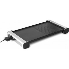 Quality Grill Plate, Power 1800W, made of aluminum, 0-230º, Measurements 61x32cm, Black color