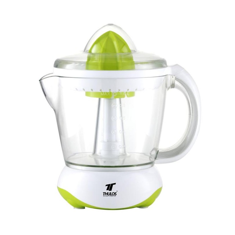 Espremedor Elétrico Thulos de 1 Litro. Rotação Bidirecional, 40 W, 200 x 140 x 225 mm, Branco/Verde Espremedor Elétrico Thulos de 1 Litro. Rotação Bidirecional, 40 W, 200 x 140 x 225 mm, Branco/Verde