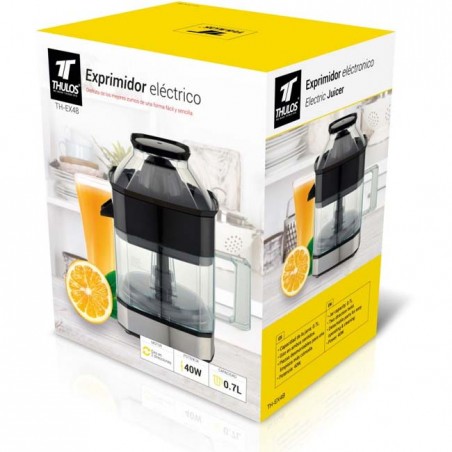 Spremiagrumi elettrico THULOS da 0,7 L, 40 W, rotazione bidirezionale.