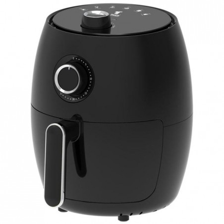 Fritadeira a Ar THULOS, 2 litros, Equipada com timer de 30 minutos e potência de 1000W
