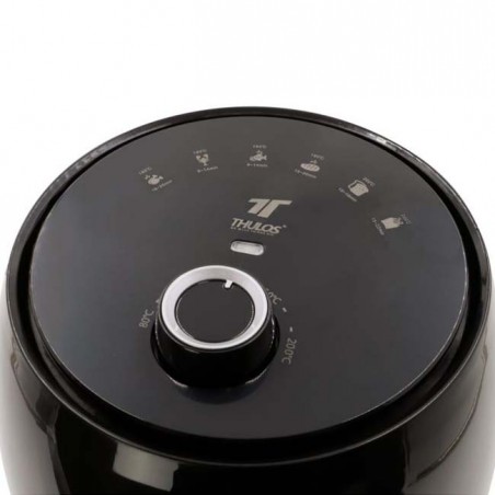 THULOS Heißluftfritteuse, 2 Liter, Ausgestattet mit einem 30-Minuten-Timer und 1000 W Leistung