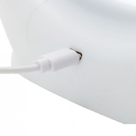 Miroir de maquillage THULOS avec lumière LED et ventilateur.