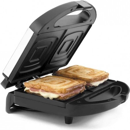 Machine à Sandwich Électrique pour Tranches Carrées, 750w, Noir