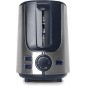 Torradeira de fenda longa, potência de 1000 W, feita de aço inoxidável Torradeira de fenda longa, potência de 1000 W, feita de aço inoxidável