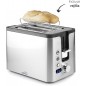 Lacor 850W Bread Toaster | 2-Slice Wide Toaster (38mm x 25cm) | 6 Browning Levels | Toaster with Timer Lacor 850W Bread Toaster | 2-Slice Wide Toaster (38mm x 25cm) | 6 Browning Levels | Toaster with Timer