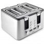 Tostapane in acciaio inox, 4 ampie fessure, dimensioni della fessura 3,8x14 cm	 Tostapane in acciaio inox, 4 ampie fessure, dimensioni della fessura 3,8x14 cm
