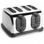 Lacor 1750W Toaster | 4-Scheiben-Toaster | 3-Funktionen-Toaster | Professioneller Edelstahl-Toaster
