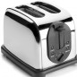 Toaster aus Curve-Edelstahl, 2 Schlitze, Leistung 850-1000 W	