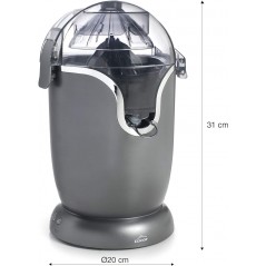 Presse agrumes électrique, Entièrement automatique, Presse tous types d'agrumes: Oranges, citrons, limes, Sans BPA, 400 ml