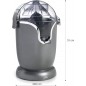 Espremedor elétrico, totalmente automático, espreme todos os tipos de frutas cítricas: laranjas, limões, limas, sem BPA, 400 ml Espremedor elétrico, totalmente automático, espreme todos os tipos de frutas cítricas: laranjas, limões, limas, sem BPA, 400 ml