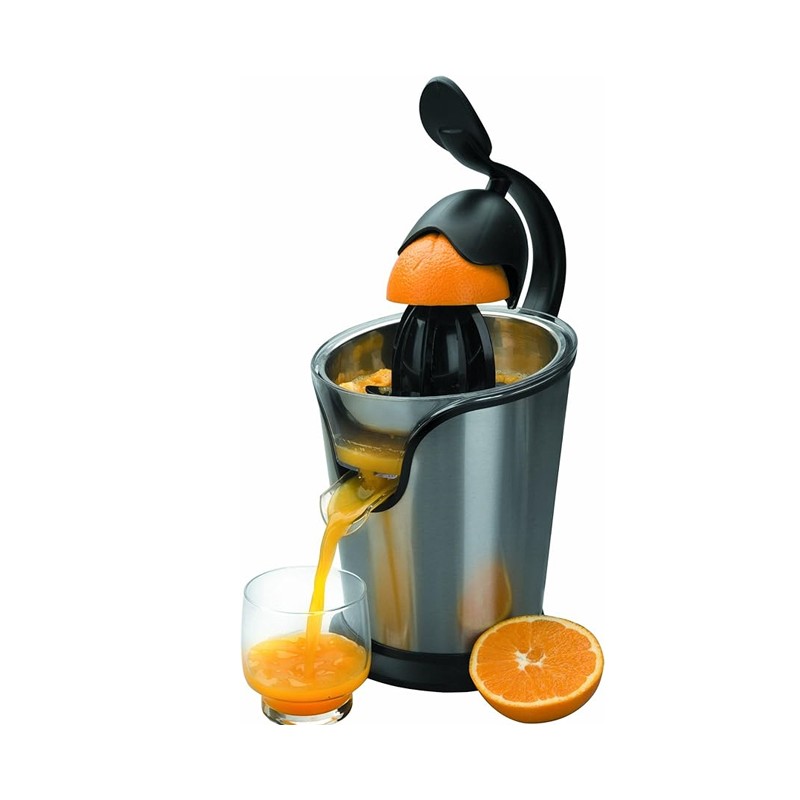 Mini Espremedor Elétrico com Braço, Potência 100 W, Cor Cinza, Medidas 30x20x29 cm