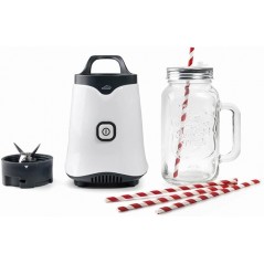 Mixeur personnel MIX & GO avec pichet en verre de 500 ml, sans BPA, puissance 350 W