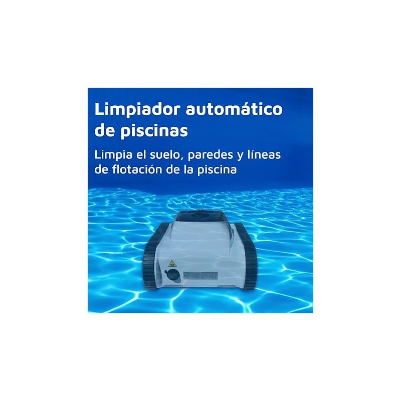 Robot nettoyeur de piscine automatique Inverx30. Fonctionne sans fil