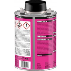 Cola Adhesiva para PVC Rigido con Pincel 500 g | Pegamento Soldador para Tuberias y Perfiles