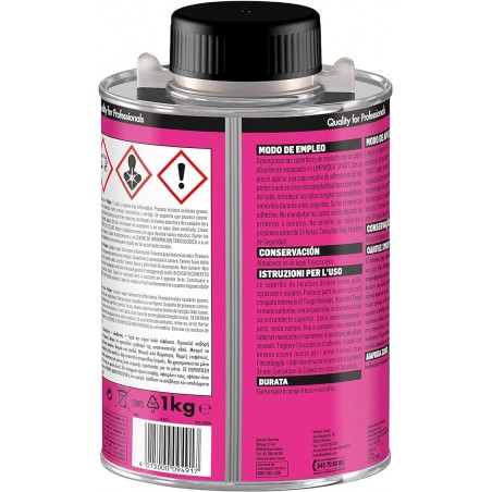 Colle adhésive pour PVC rigide avec pinceau 500 g | Colle de soudage pour tubes et profilés