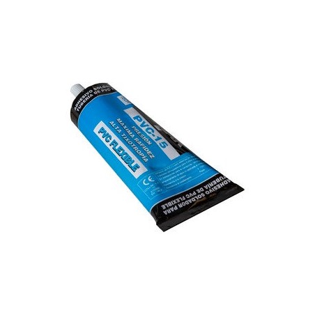 Colla adesiva per PVC flessibile, per giunzioni tra tubi, confezione da 125 ml	