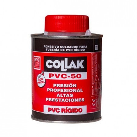 Cola pegamento adhesivo soldador para PVC-50 rígido, 500 ml