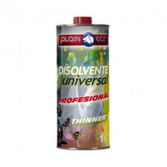 Solvente de limpeza universal, usado para lacas, primers, massas e massas, 1 litro