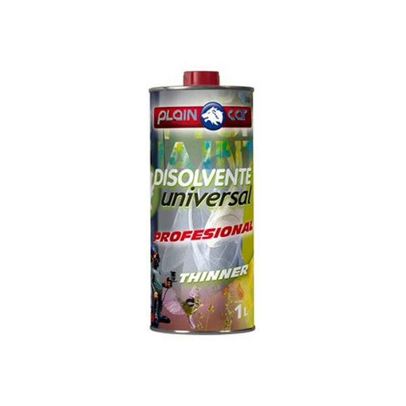 Disolvente limpiador universal, usado para lacas, imprimaciones, aparejos y masillas, 1 litro