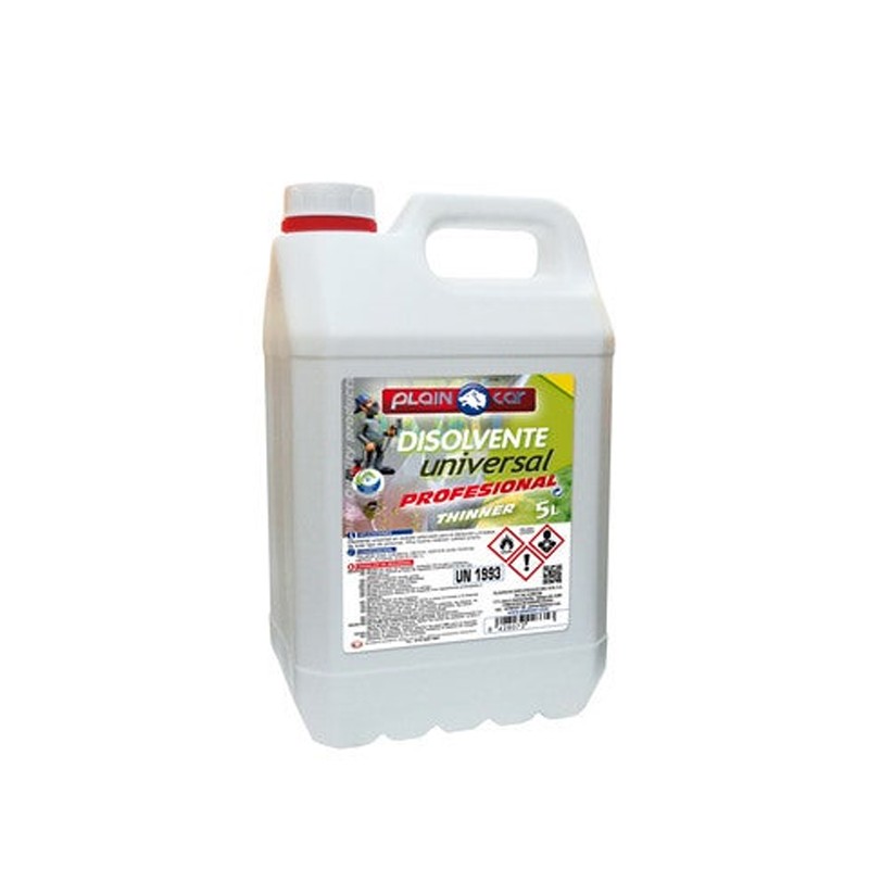 Solvente de limpeza universal, usado para lacas, primers, massas e massas, 5 litros