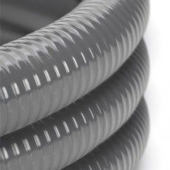 Graues flexibles PVC-Rohr Hydrotube, 25 mm, 5 Meter