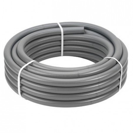 Tuyau flexible en PVC Hydrotube gris, 20 mm, 25 mètres