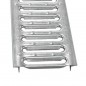 Rejilla garaje 100x20cm, fabricada en ulma galvanizada nervada, cubrimiento de cierre para zonas en circulación Rejilla garaje 100x20cm, fabricada en ulma galvanizada nervada, cubrimiento de cierre para zonas en circulación