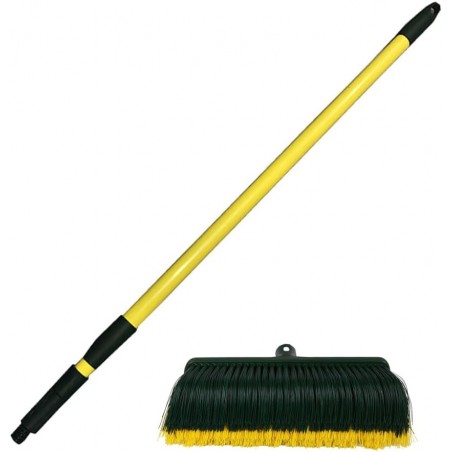 2 Stück Ausziehbare Bürste zum Kehren von Kunstrasen und Teppichen