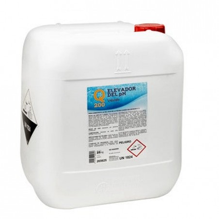PH Booster, Intensificador de pH, Produto sólido inodoro, Facilmente solúvel em água, 25 kg, Líquido