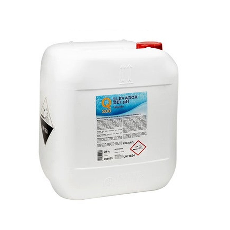 PH Booster, Aumentatore di pH, Prodotto solido inodore, Facilmente solubile in acqua, 25 kg, Liquido