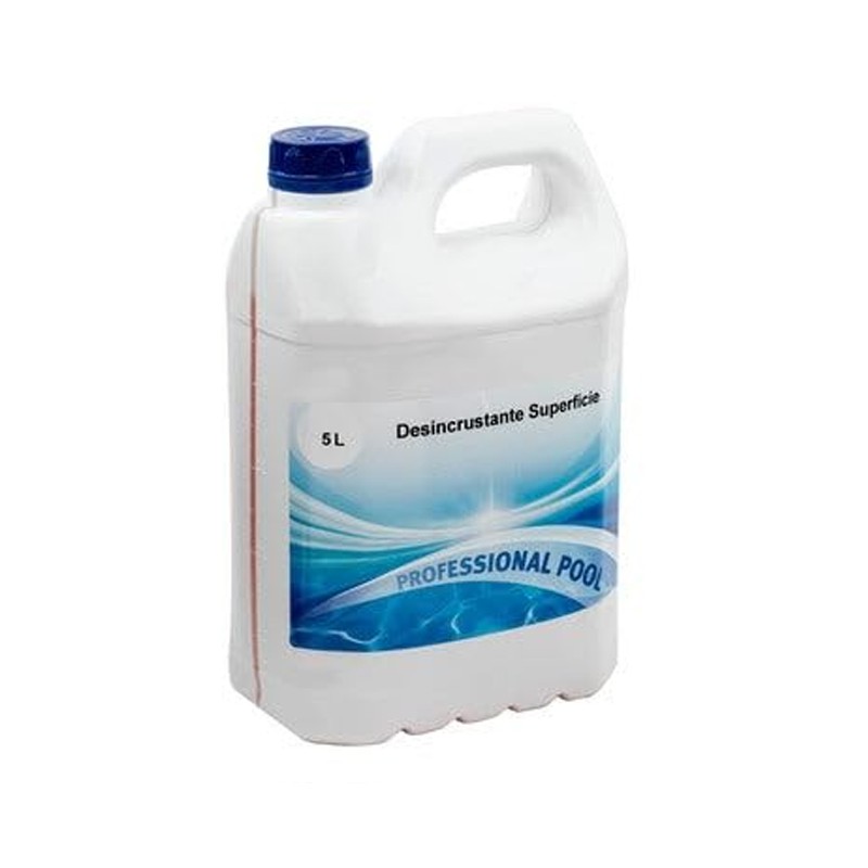 Détartrant liquide, élimine le calcaire, les déchets organiques et les sédiments minéraux, 5 litres