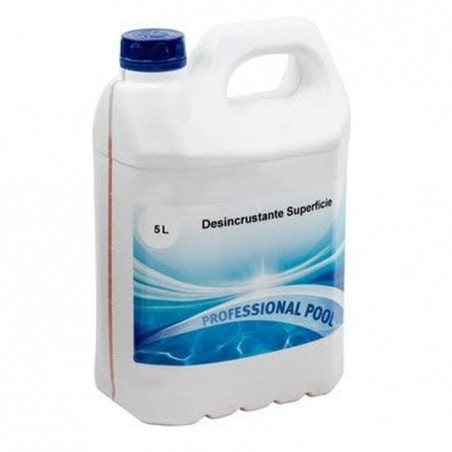 Détartrant liquide, élimine le calcaire, les déchets organiques et les sédiments minéraux, 5 litres