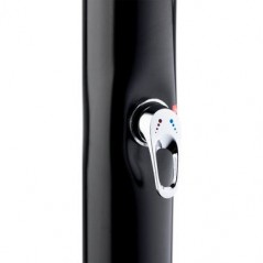 23 Liter Solar Shower for Garden and Pool | Black PVC Outdoor Shower with Single Lever and Adjustable Spray Head