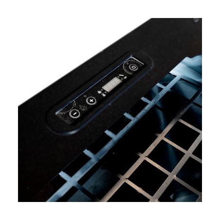 Thelma 6.5 KW pellet stove. Superior efficiency and design with a heated surface. Black.