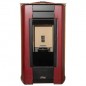 Poêle à granulés Ferroli Penelope 14,1 KW. Efficacité et design supérieurs avec une surface chauffée, Rouge Poêle à granulés Ferroli Penelope 14,1 KW. Efficacité et design supérieurs avec une surface chauffée, Rouge